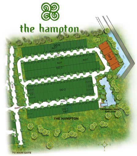 Site Plan The Hampton